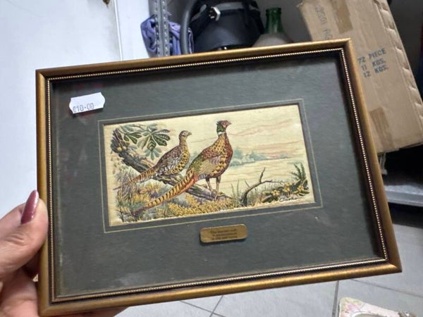 Woven silk and rayon pictures- Frames***