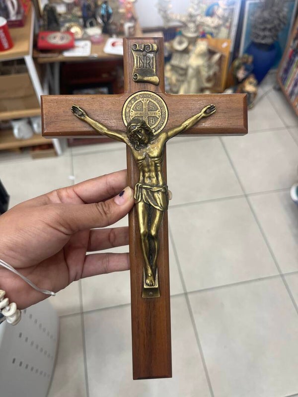 Wooden Wall Crucifix - Religious