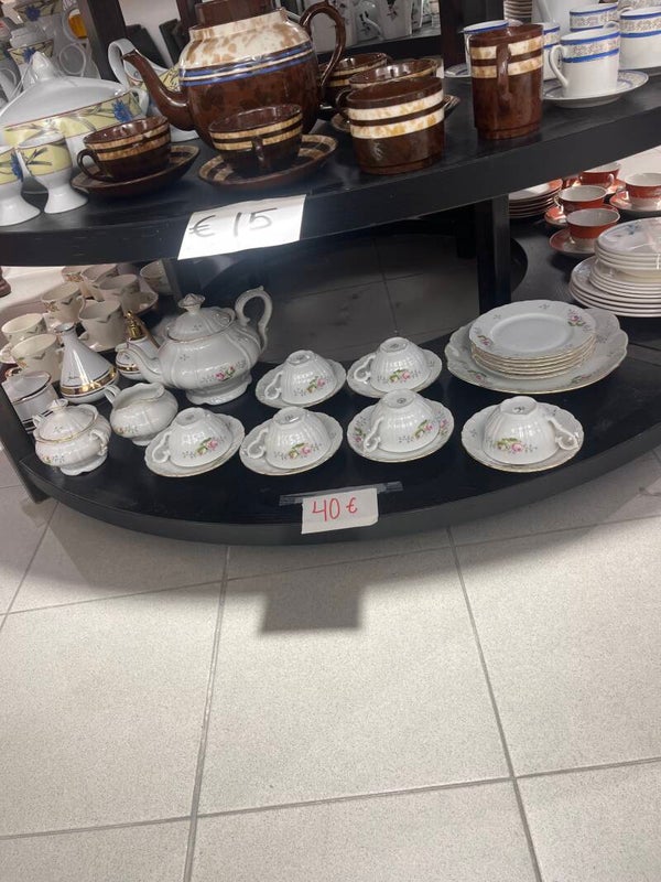 Wawel Silesian Wild Rose porcelain tea set - supplies*