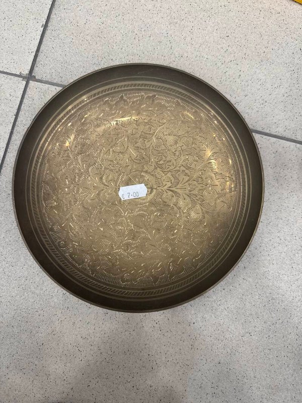 Vintage Brass Tray - Brass