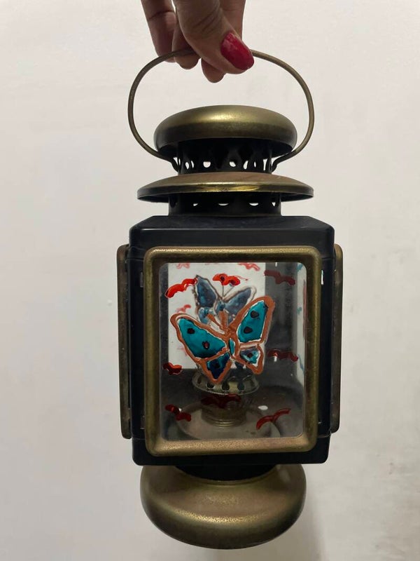 Square Kerosene Lantern - Decor