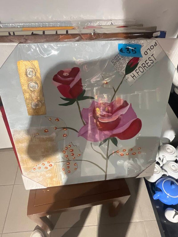 Flower Painting frame - Decor*