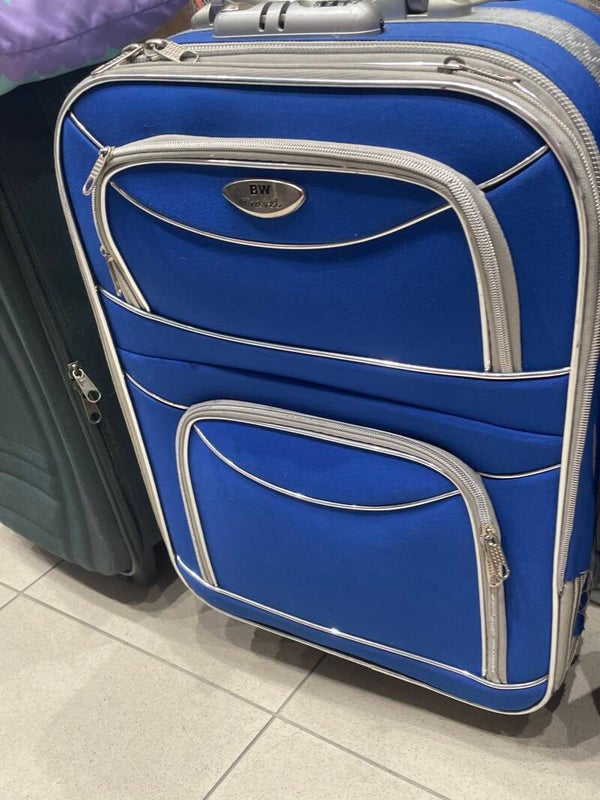 Blue Sofside Trolley Suitcase - Travel