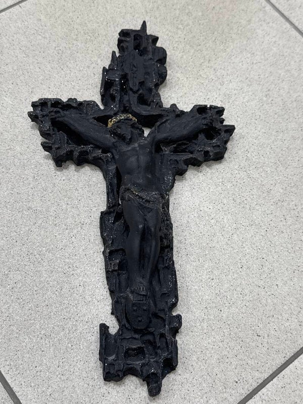 Lava stone handcrafted- Religious ***