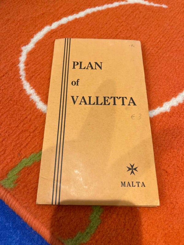 Plan of Valletta - collectibles ***