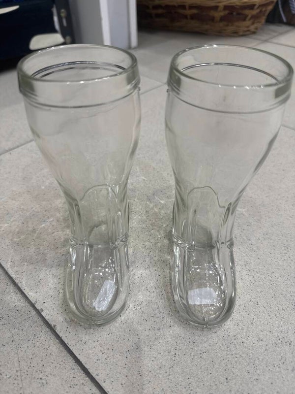 Boot Shaped glass mugs-decor-each 3€***