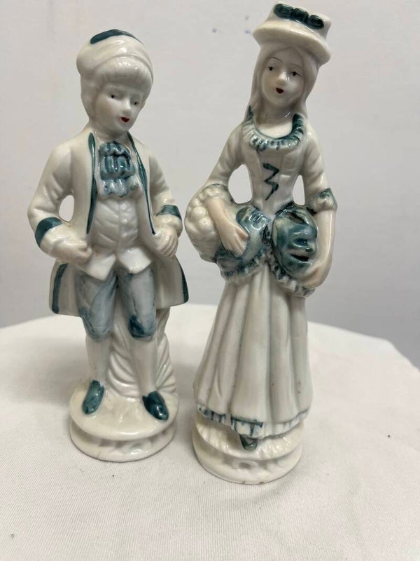 Porcelain Couple Figurine- Figurines**