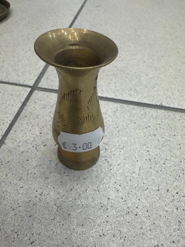 Short Vase - Brass