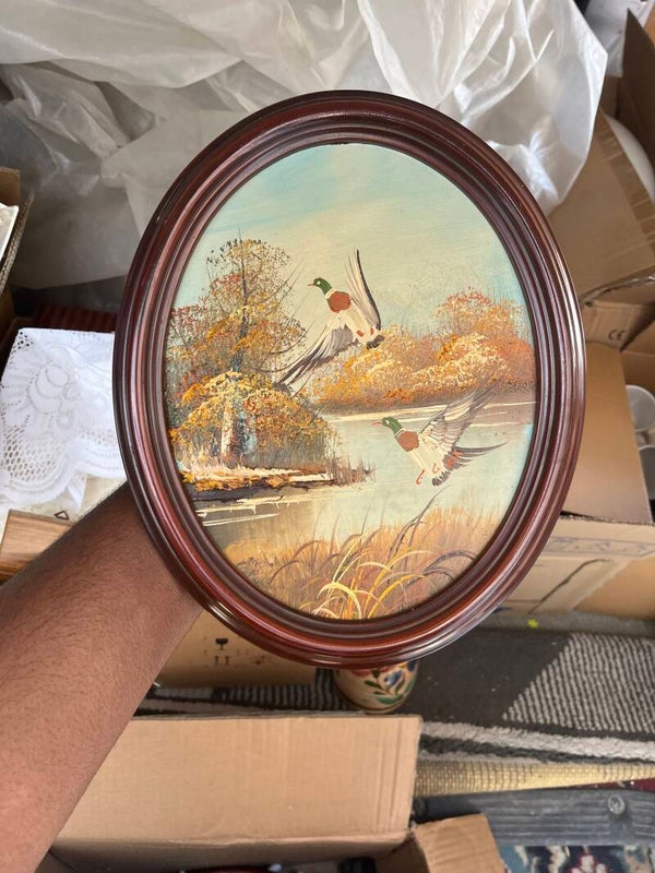 Framed oil painting - Frames***