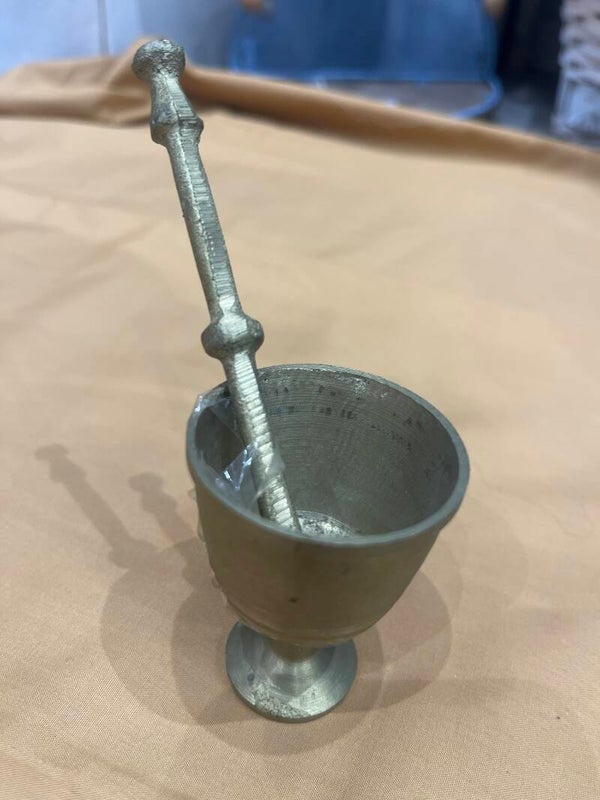 Brass Mortar and Pestle-Brass***