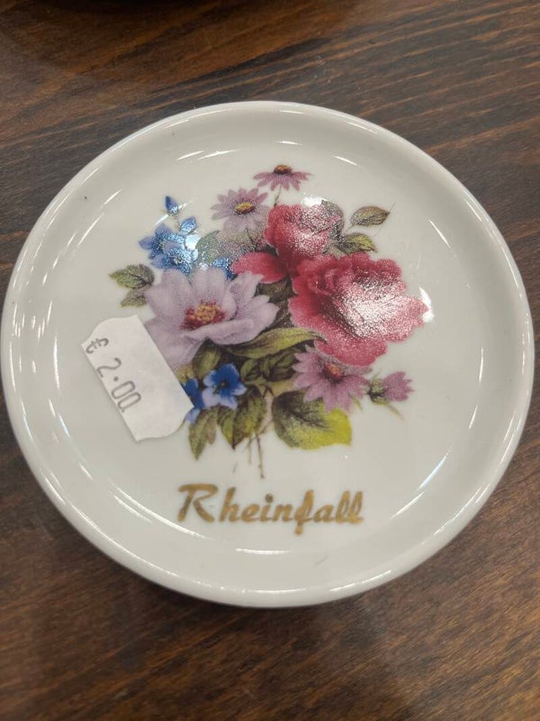 Bone China Floral Plate - Decor
