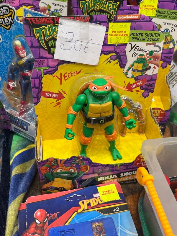 Ninja Turtles Ninja Shouts Michelangelo - toys*