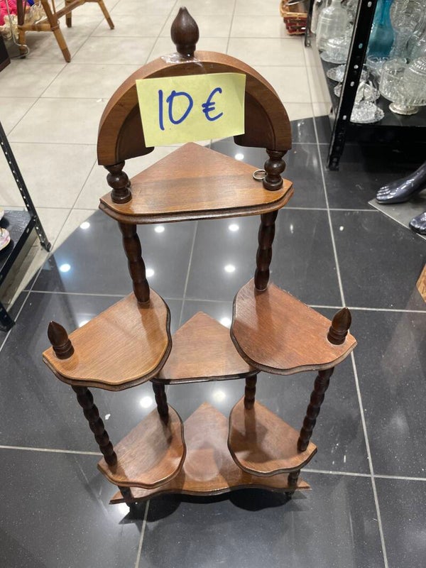 Vintage wooden whatnot stand- Decor ***