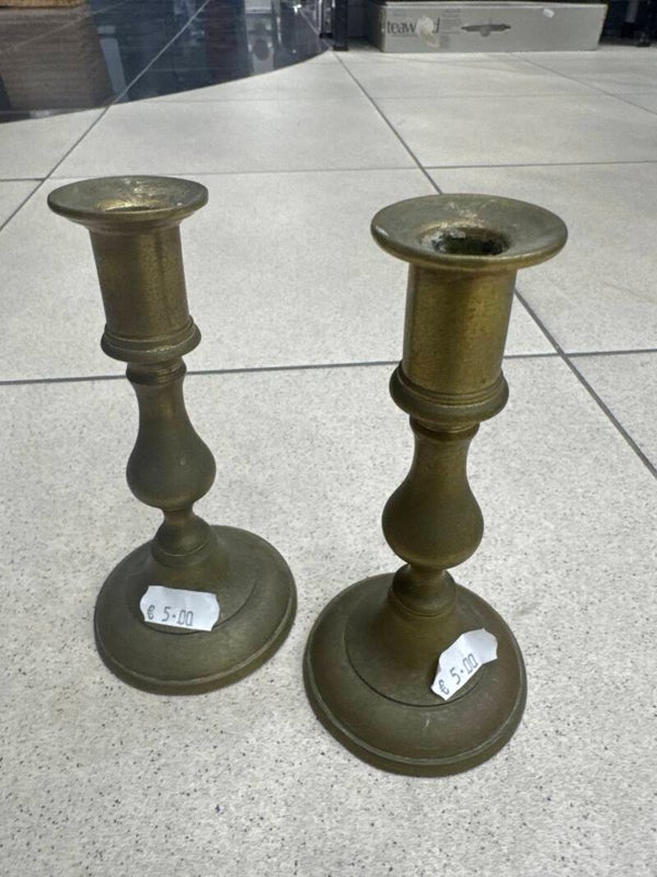 Brass candle holder- Brass***