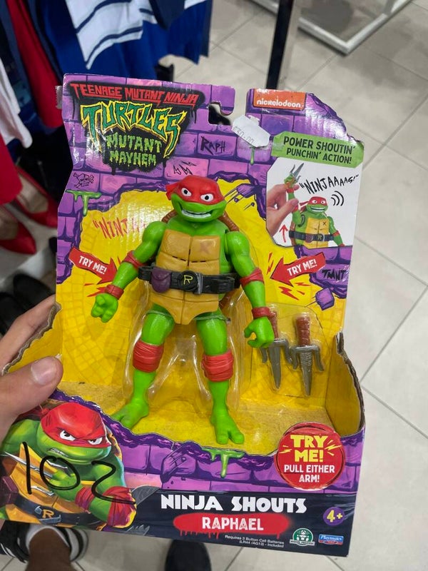 Ninja turtles Ninja shouts Raphael - Toys*