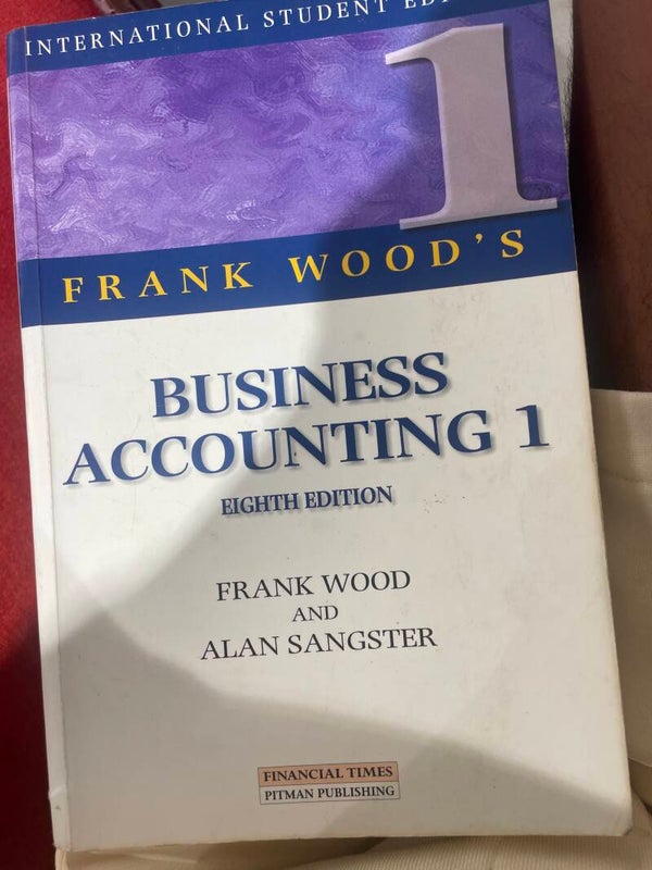 Frank Wood’s Business Accounting 1 - books*