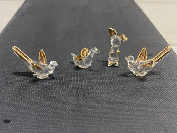 Miniature Glass Figurines - Collectibles