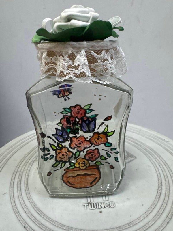 Decorative Glass Jar - Decor***