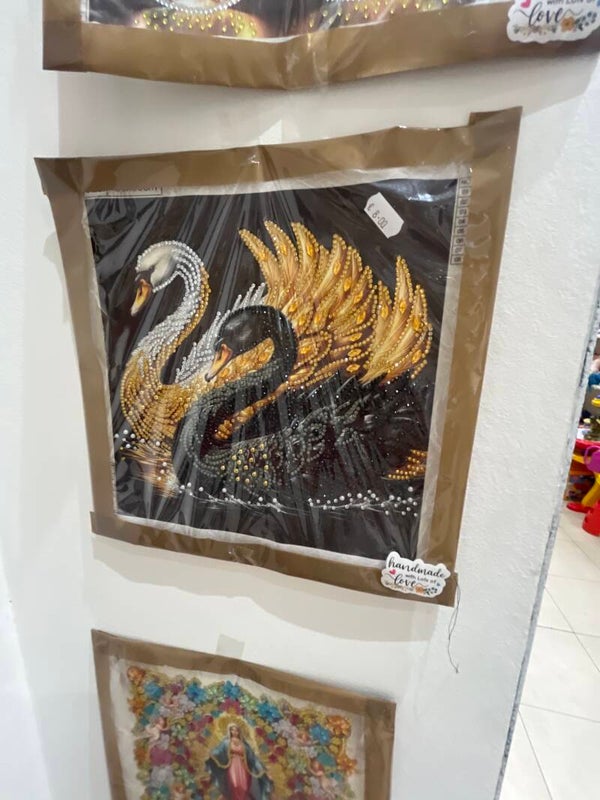Elegant Swan DIY - Diamond Painting - Crafts