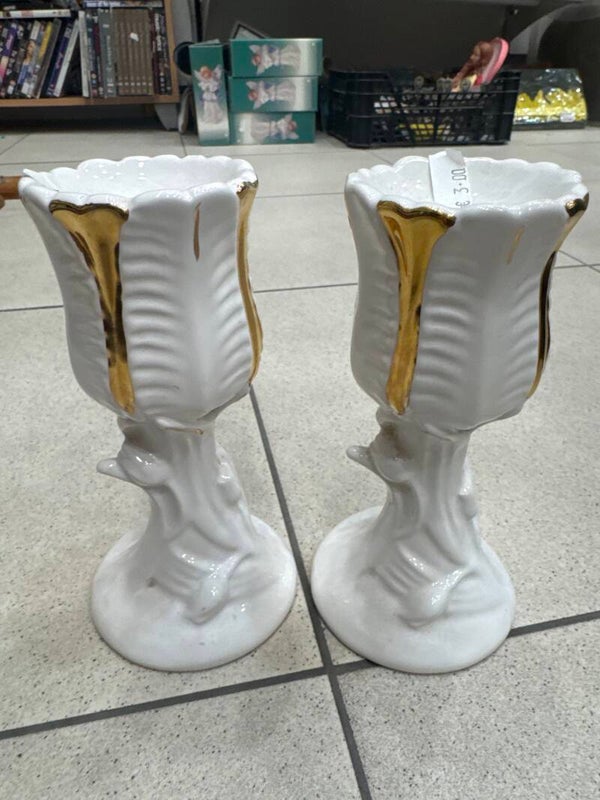 Ceramic candle holder- Candles***