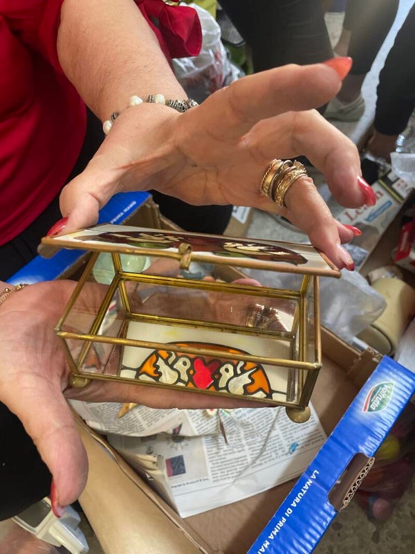 Glass Jewelry Box - Jewelry