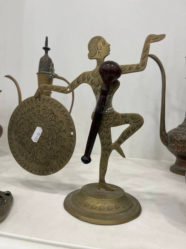 Brass gong - brass***