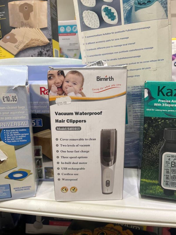 Vacuum Waterproof Hair Clippers - Electric