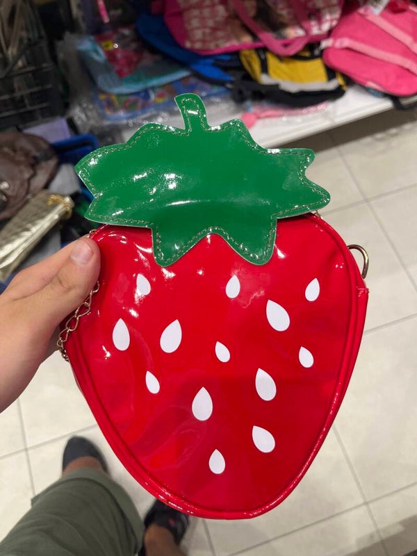 Strawberry Shaped Pouch - Bags