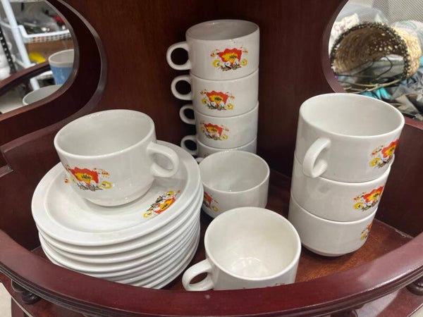Mugs & Saucer set of 20- Supplies ***