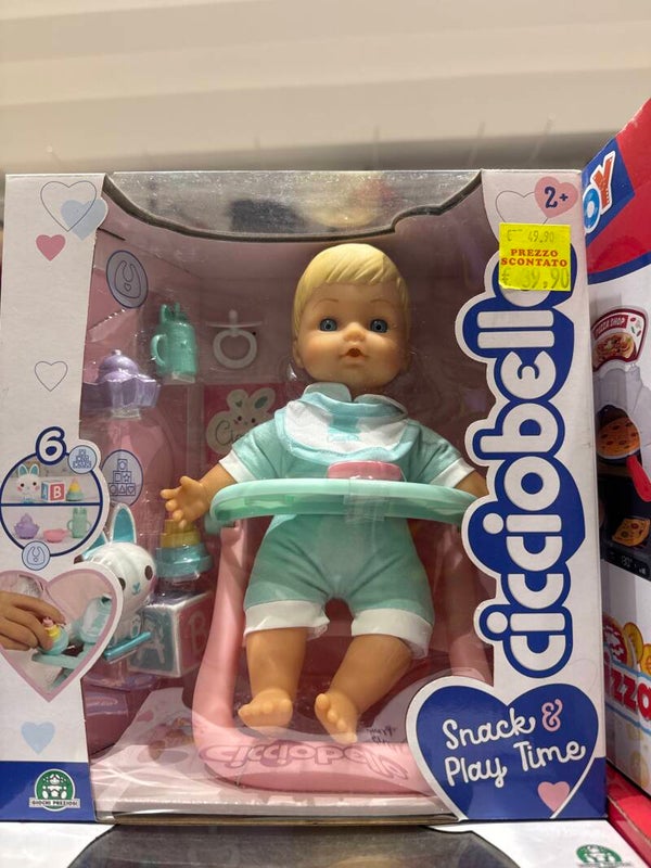 Cicciobello Snack and Play Time Doll Set - Toys***