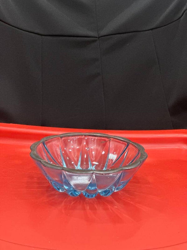 Blue Glass Bowl - Decor