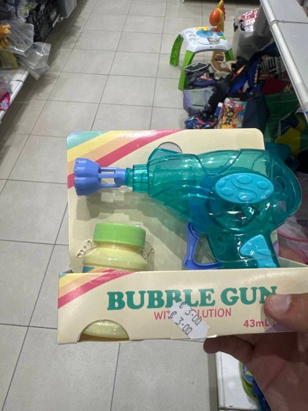 Vintage Bubble Gun - Toys*