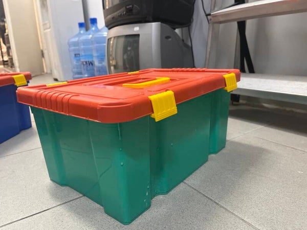 Plastic storage box- supplies ***