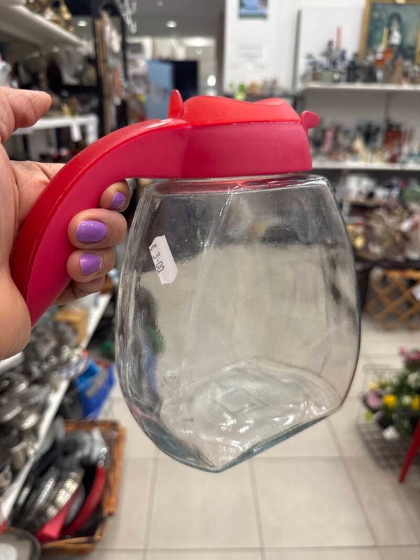 Vintage glass pitcher- Supplies ***