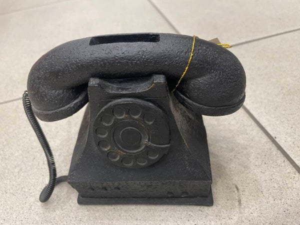 Black telephone ornament- Decor ***