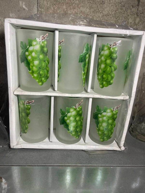 Frosted Glass x6-glasses *