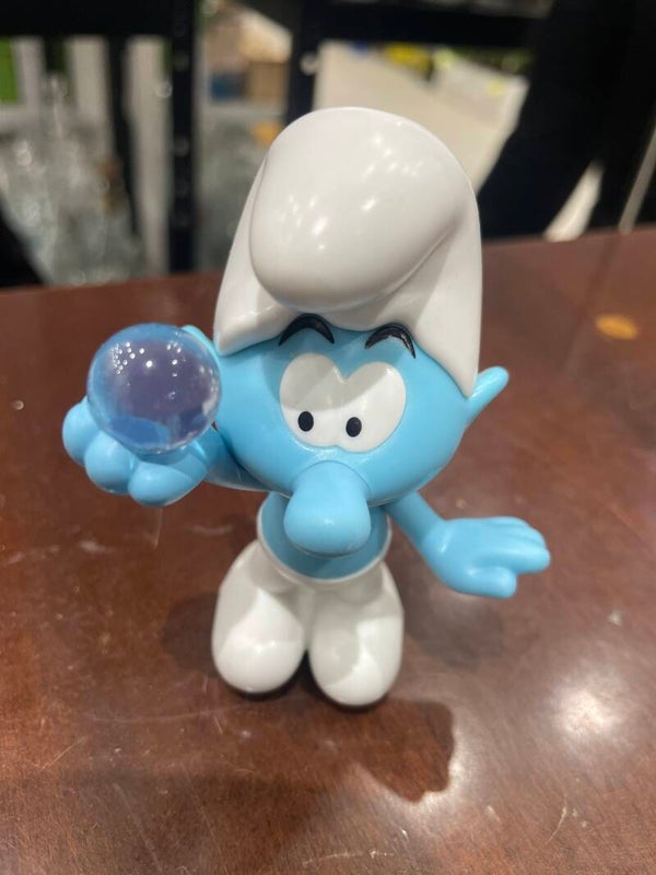 No Name Smurf Plastic Toys-Toys***