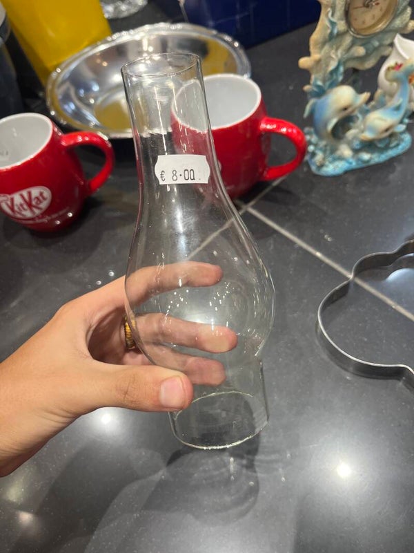 Oil Laml Funnel Glass Shade - Supplies