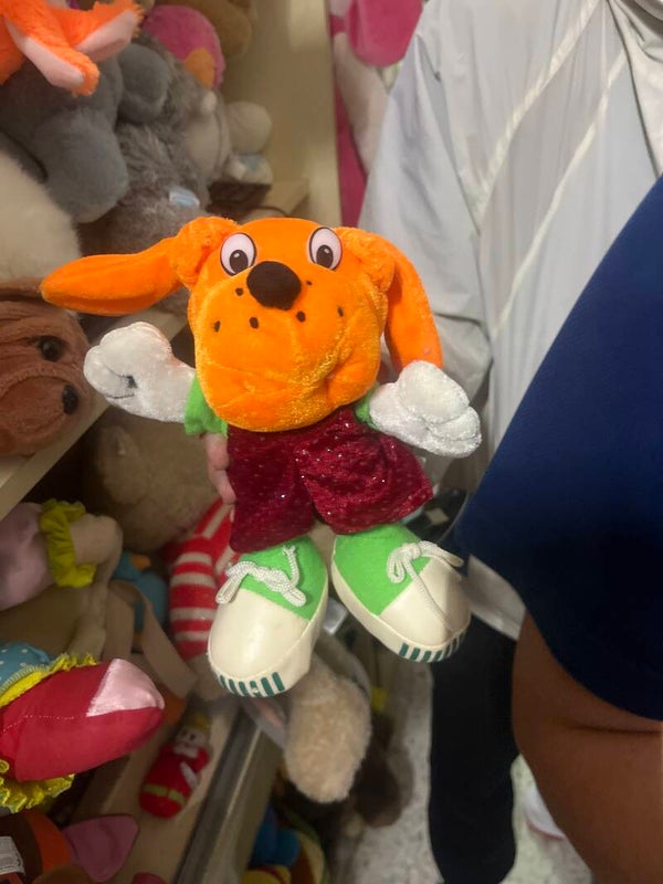 ORANGE DOG SOFT TOY~TOYS~***