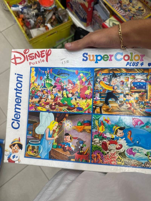 Disney Pinnochio 4 Puzzles - Games