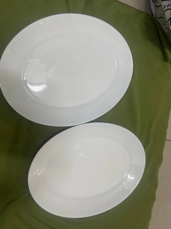 Oval platters plate- Supplies ***
