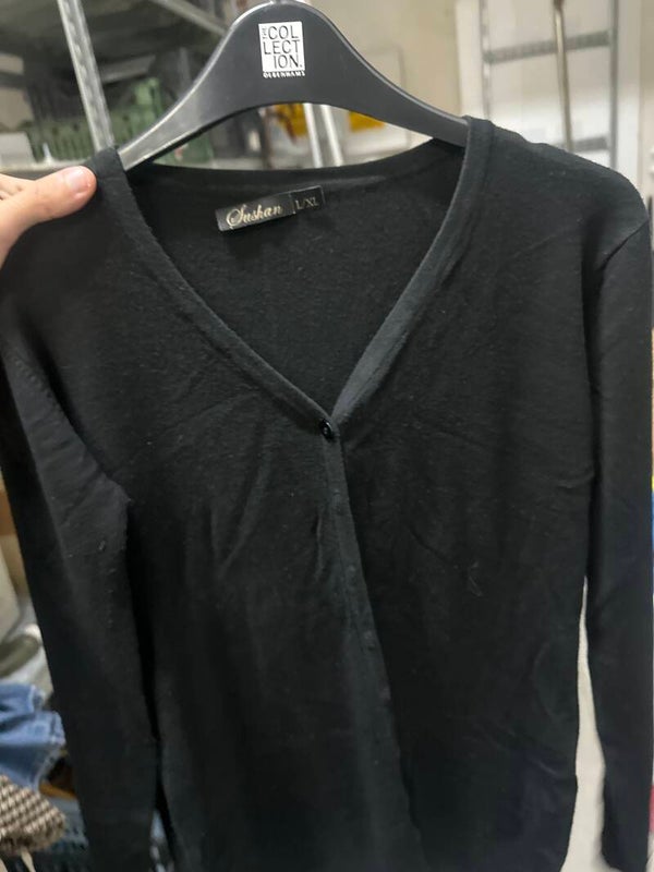 Women Black Sweater - Size L