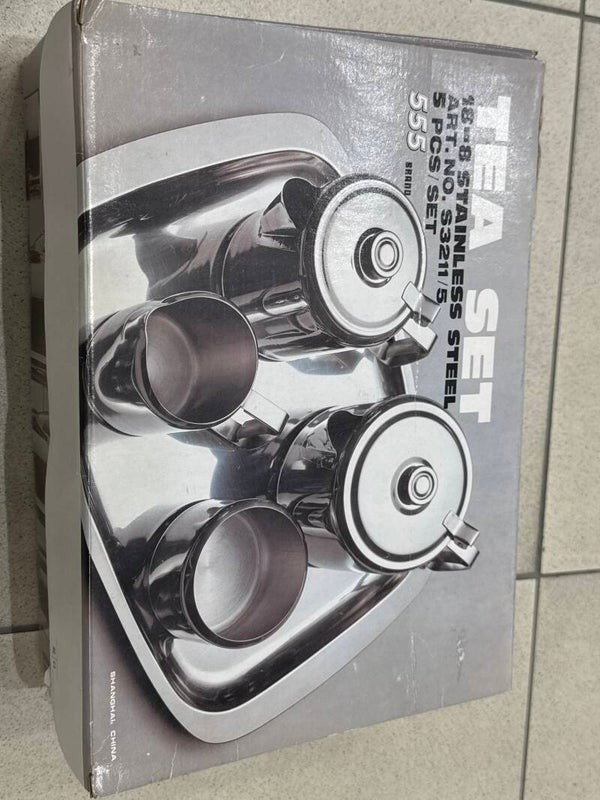 Stainless steel tea set- Supplies ***