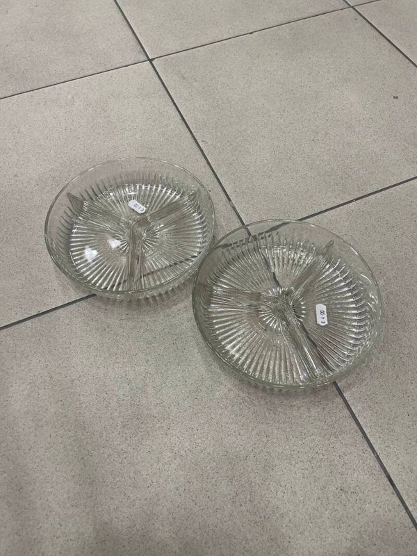 Crystal Platters - decor*
