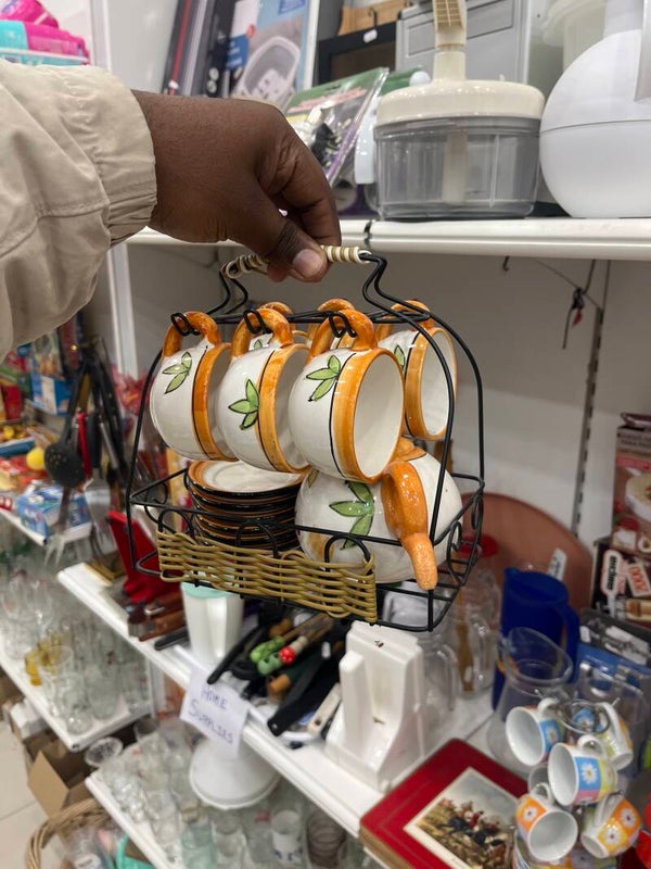 Decorative mug and saucer set - supplies***