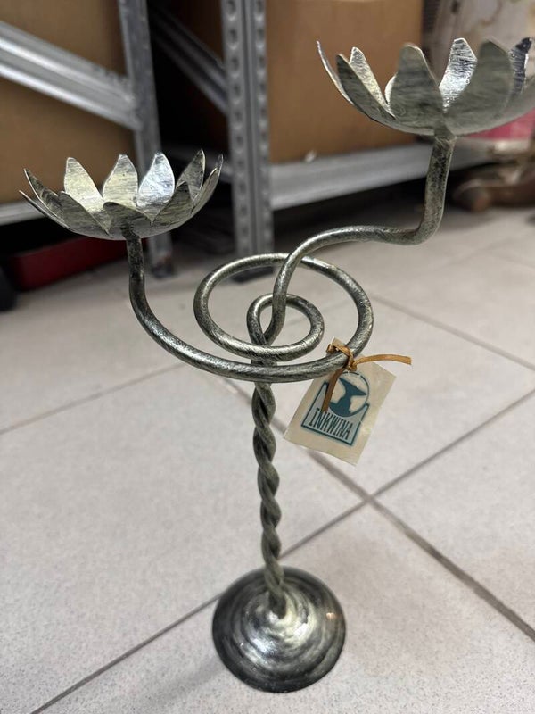 Metallic Candle Holder - Candles