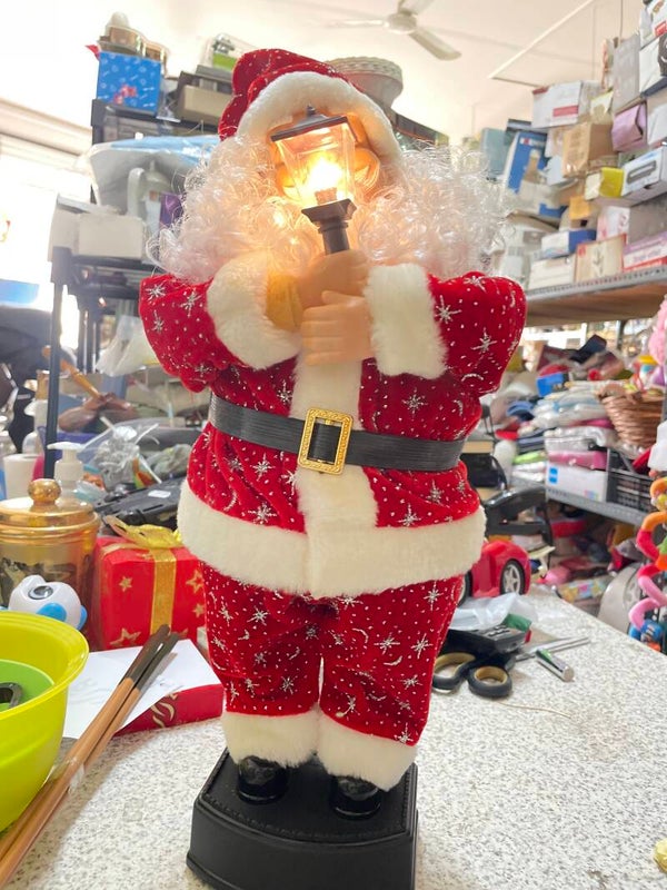 Santa with Lights - Christmas