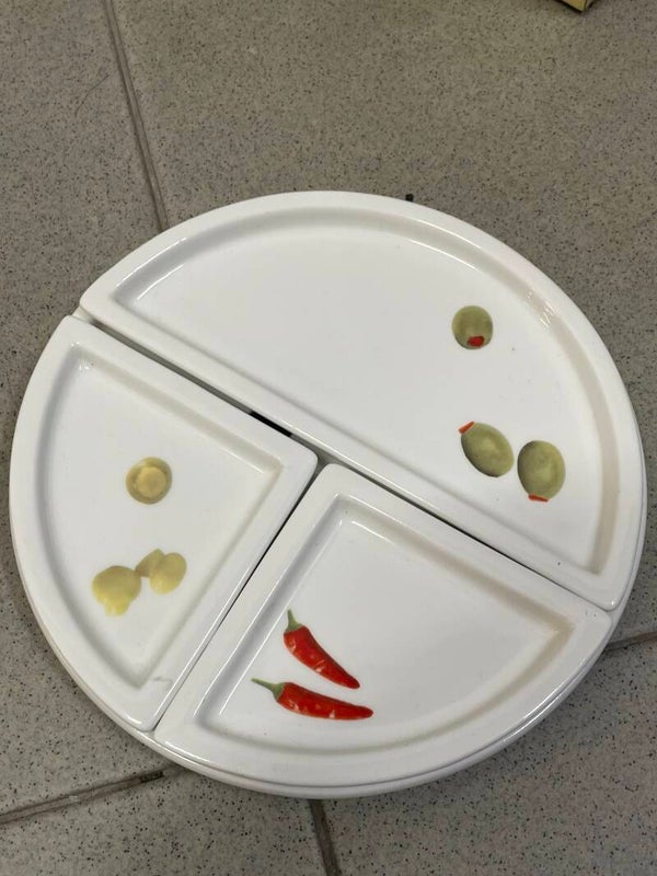 Ceramic Divided Plates - Supplies