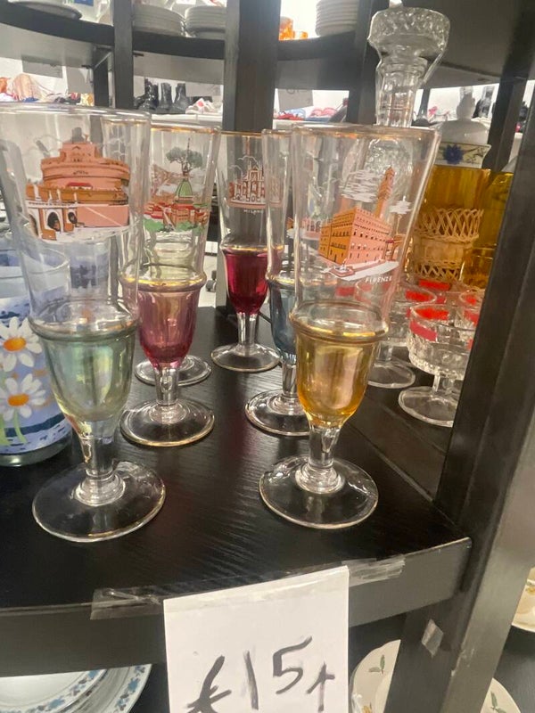 Italian Locations Themed Glass sets - Supplies*