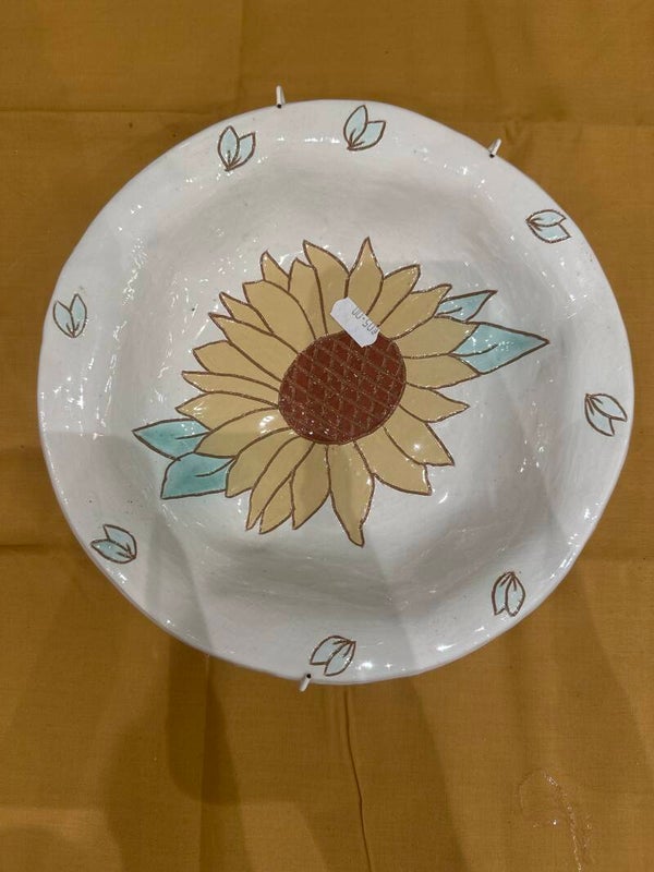 Hand Painted Ceramic wall plate-Decor***